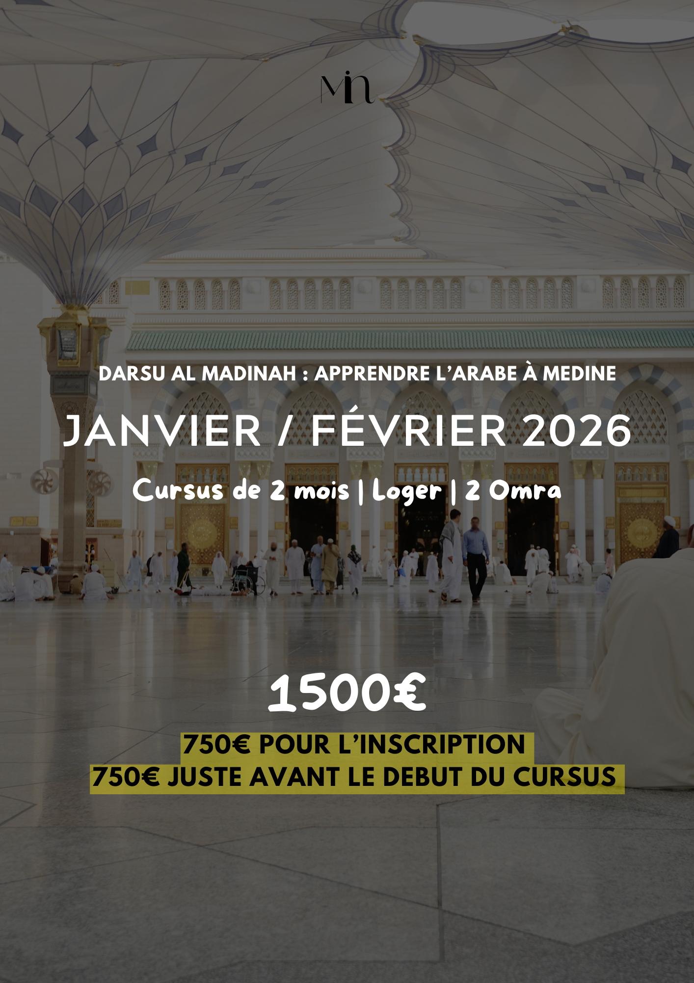 Darsu Al Madinah - Session Janvier / Février 2026 [4 Janvier au 29 Février]